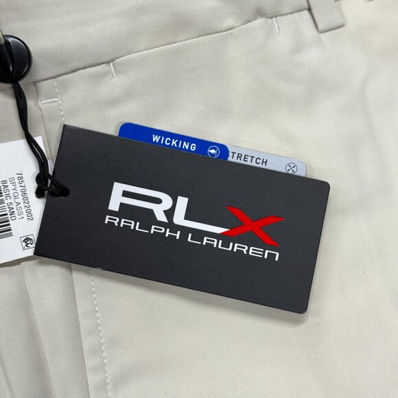 Ralph Lauren RLX Golf Pants Mens 34 x 32 Khaki Chino Performance New NWT - Picture 9 of 16